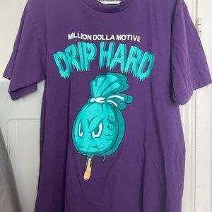 Purple drip hard shirt